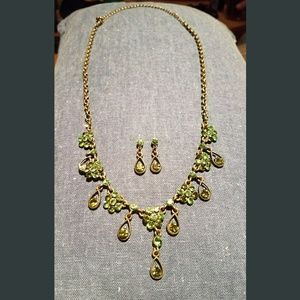 Vintage Inspired Necklace and Earrings Set